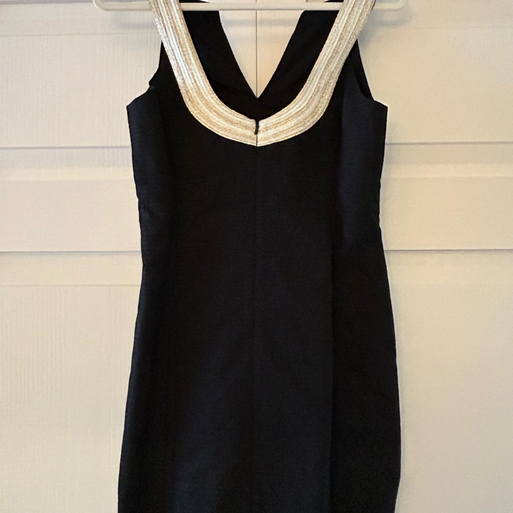 Lilly Pulitzer Valli Shift Dress.  New with tags.  Size 6 in black. - Picture 4 of 6